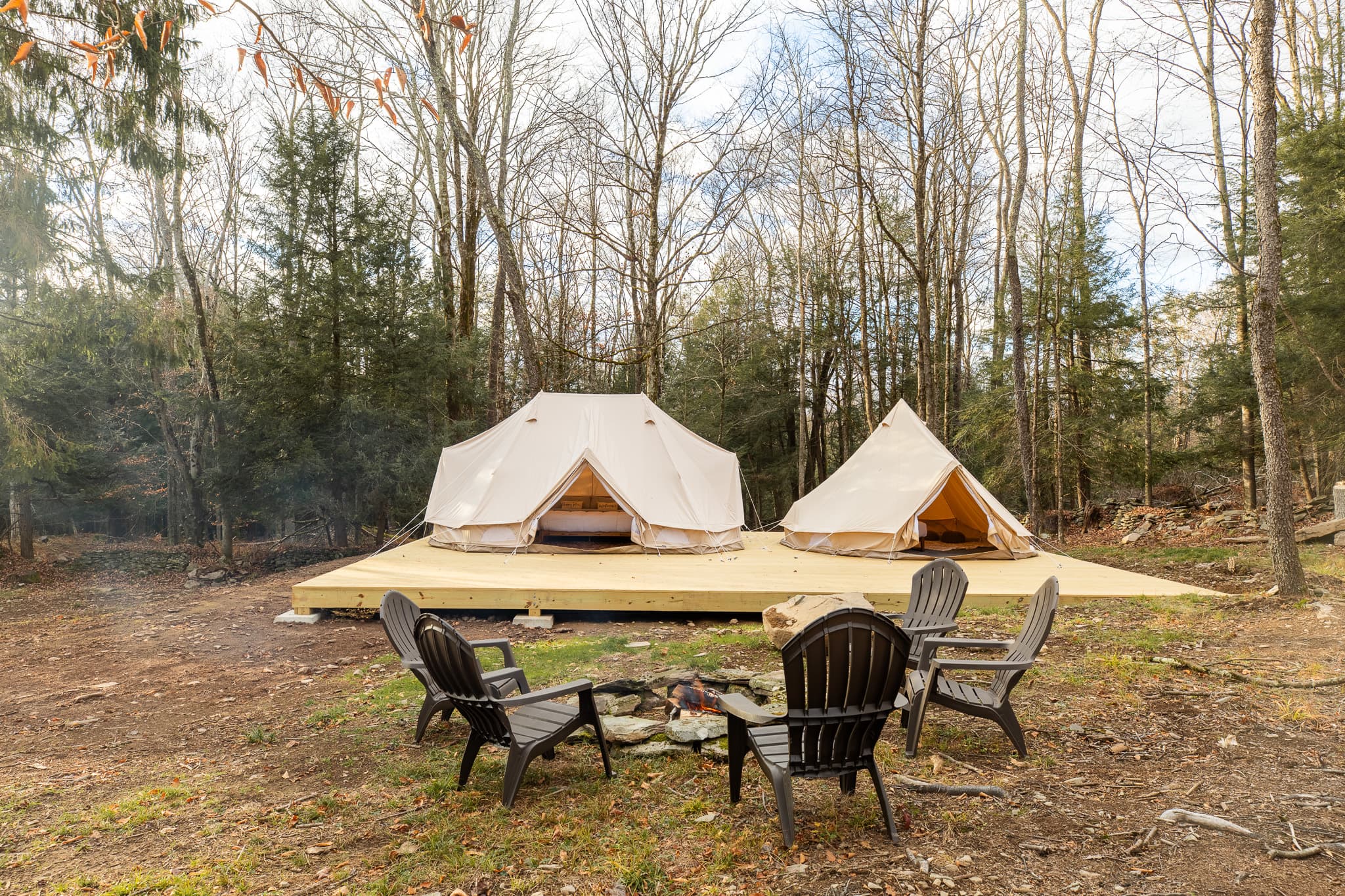 Glamping in the Catskills
