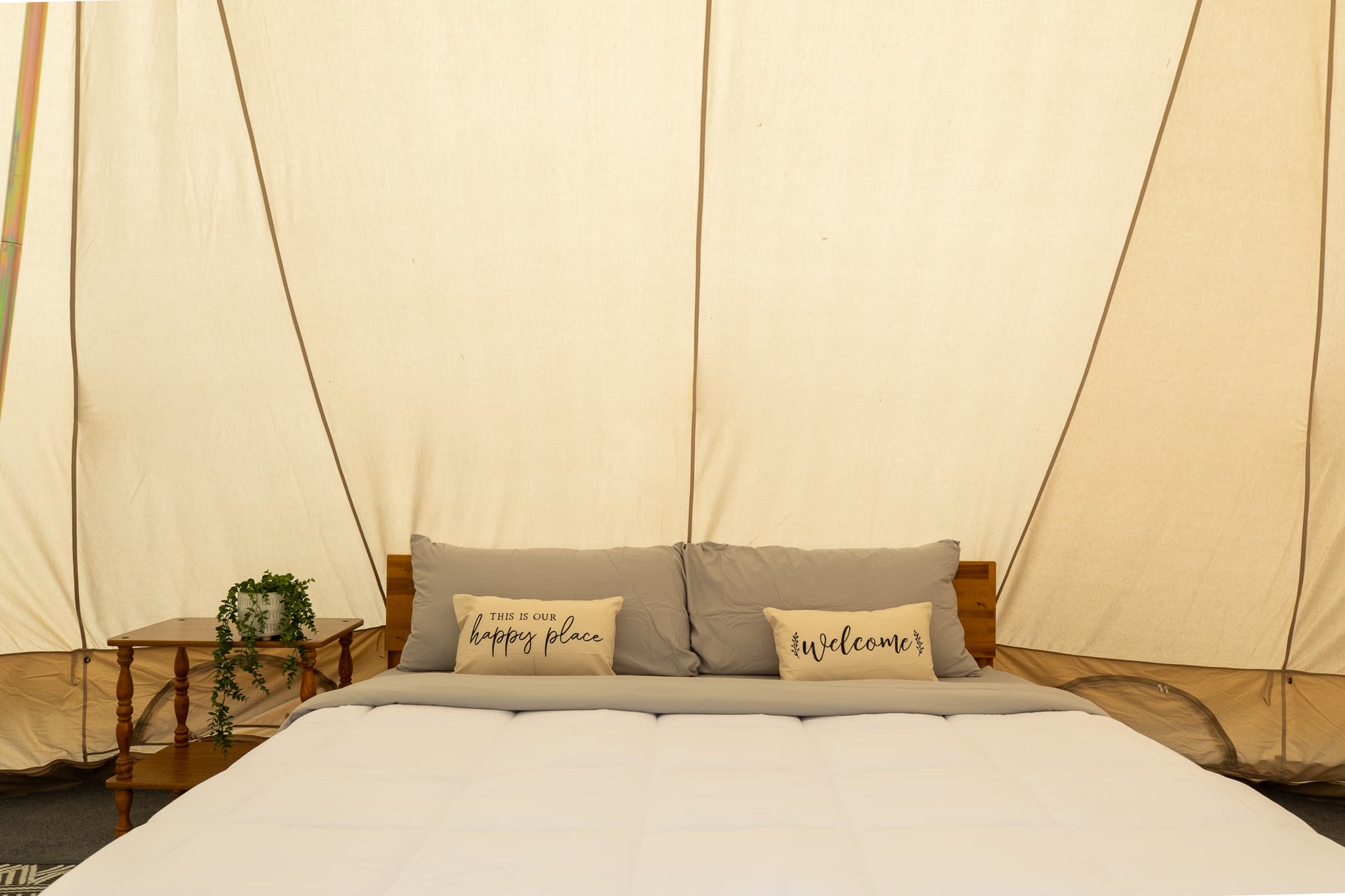 Glamping setup