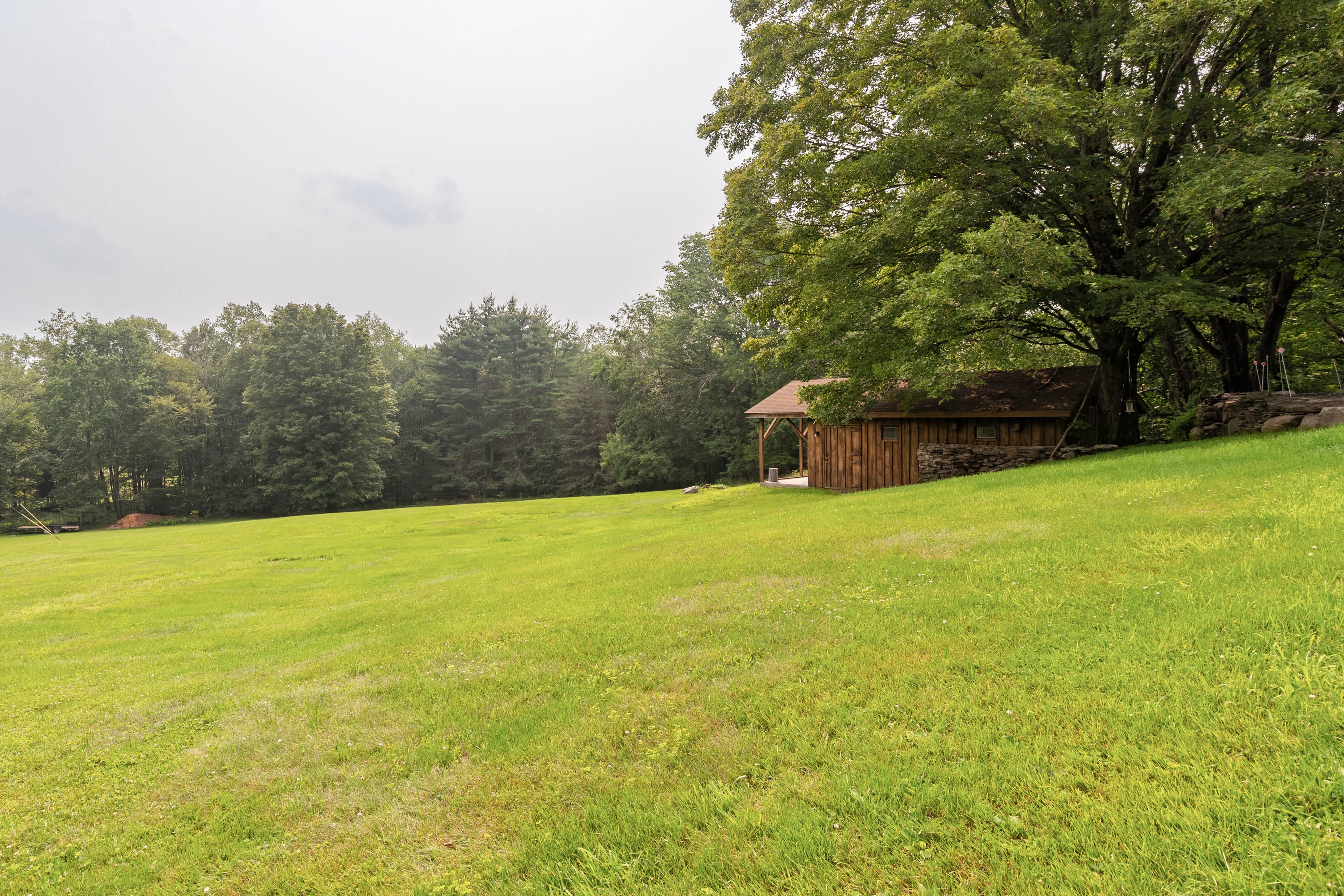 Open field at Bethel Woods Retreat — event venue